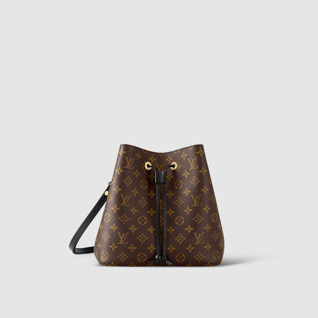 Túi Louis Vuitton Neonoe Mm Monogram Nữ Nâu Đen